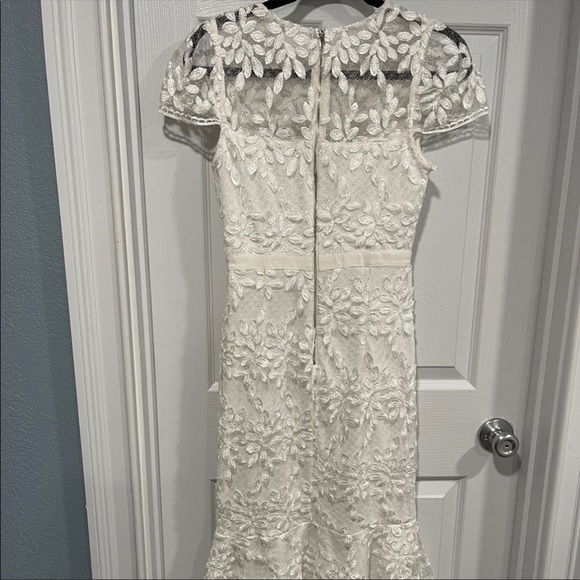 JustMe White Lace Midi Dress - Picture 10 of 14